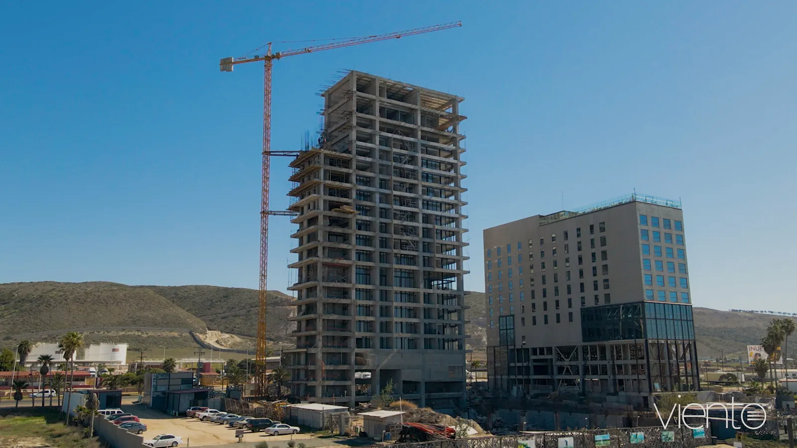 Las torres creciendo